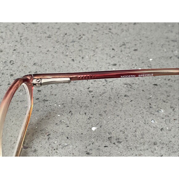 MODERN Speckle Eyeglasses Frames ONLY Purple 46-17-135 Purple/Crystal Full Rim - Picture 6 of 11